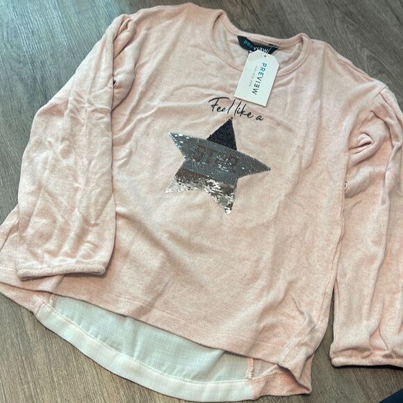 preview kids with style girls Longsleeve size 6 NEW - Picture 1 of 4